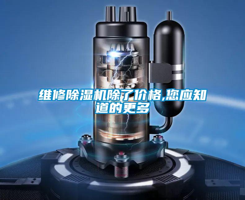 維修除濕機除了價(jià)格,您應知道的更多