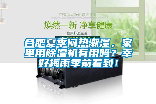 合肥夏季悶熱潮濕，家里用除濕機有用嗎？幸好梅雨季前看到！