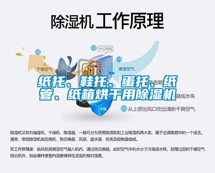 紙托、鞋托、蛋托、紙管、紙箱烘干用除濕機