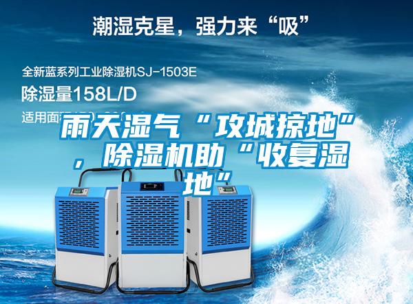 雨天濕氣“攻城掠地”，除濕機助“收復濕地”