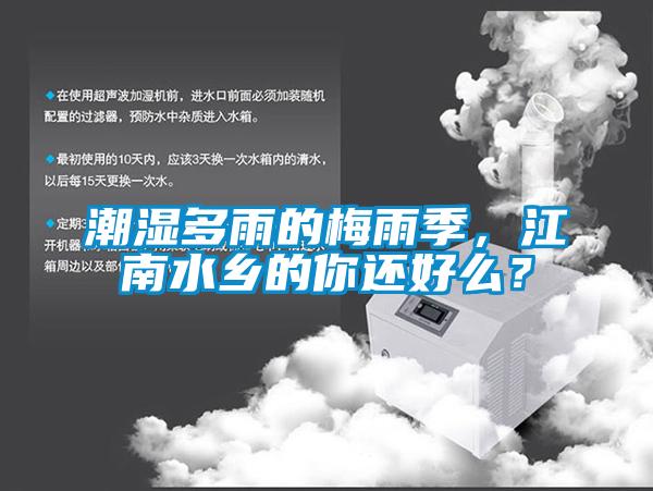 潮濕多雨的梅雨季，江南水鄉的你還好么？