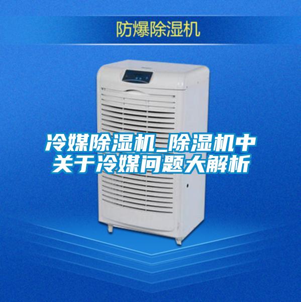 冷媒除濕機_除濕機中關(guān)于冷媒問(wèn)題大解析