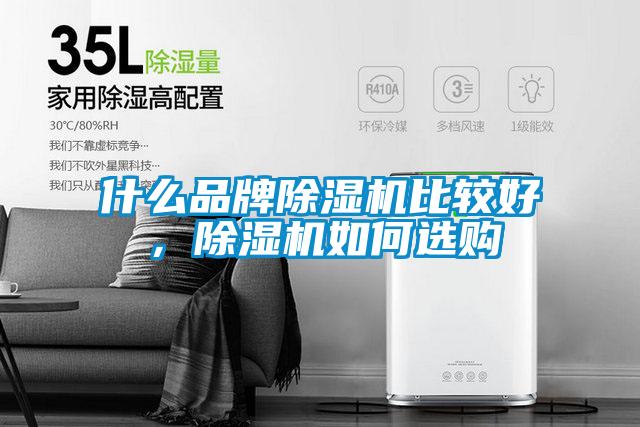 什么品牌除濕機比較好，除濕機如何選購
