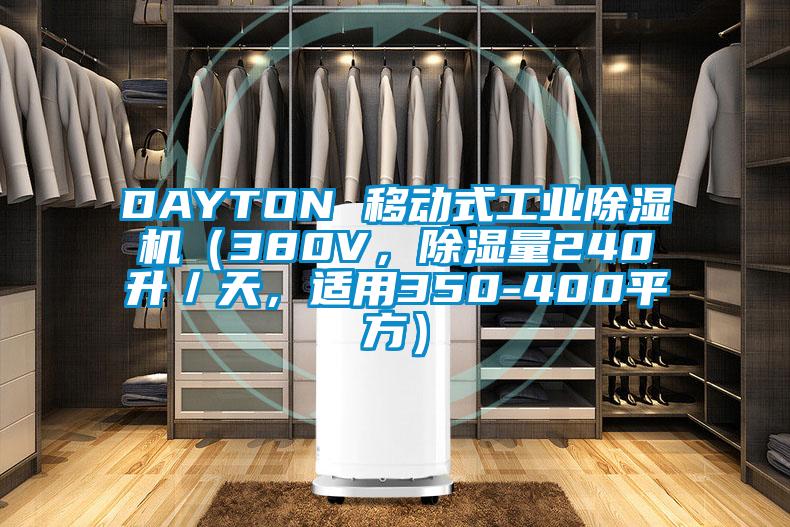 DAYTON 移動(dòng)式工業(yè)除濕機（380V，除濕量240升／天，適用350-400平方）