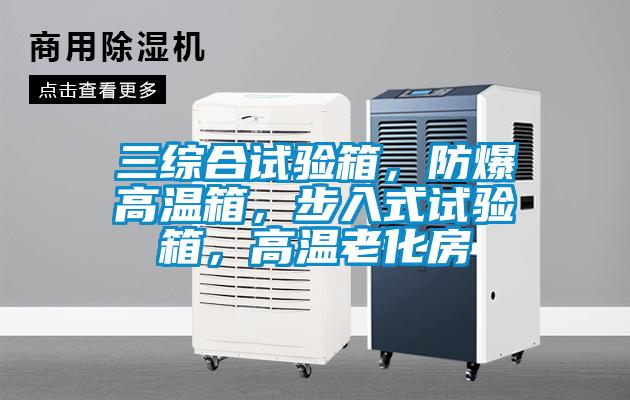 三綜合試驗箱，防爆高溫箱，步入式試驗箱，高溫老化房