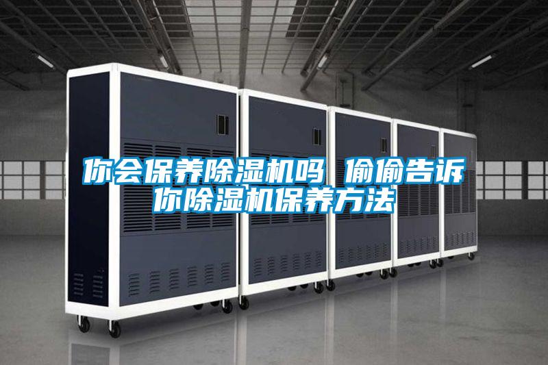 你會(huì )保養除濕機嗎 偷偷告訴你除濕機保養方法
