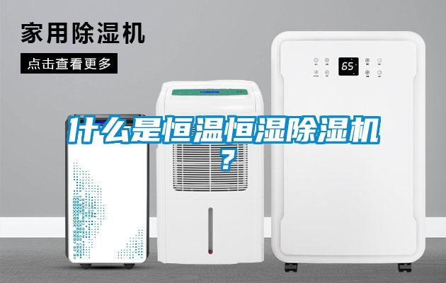 什么是恒溫恒濕除濕機？