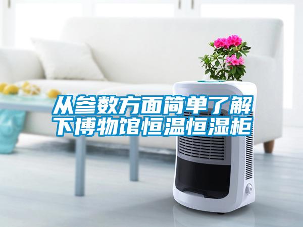 從參數方面簡(jiǎn)單了解下博物館恒溫恒濕柜