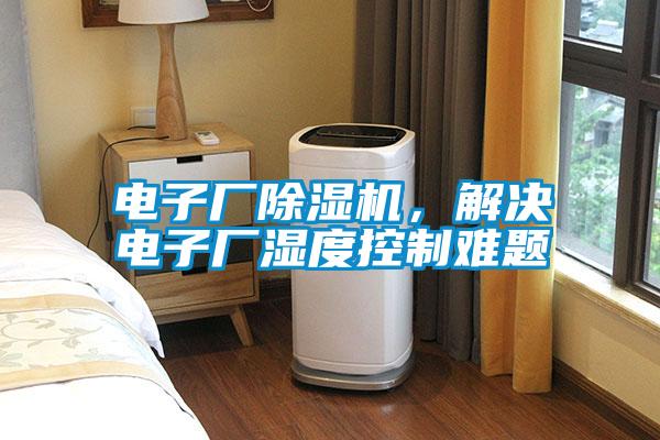 電子廠(chǎng)除濕機，解決電子廠(chǎng)濕度控制難題