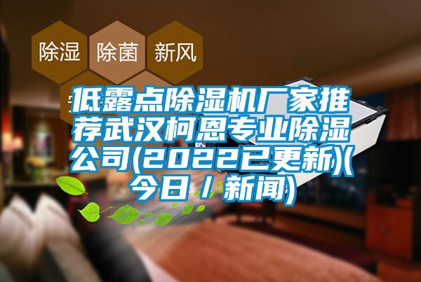 低露點(diǎn)除濕機廠(chǎng)家推薦武漢柯恩專(zhuān)業(yè)除濕公司(2022已更新)(今日／新聞)