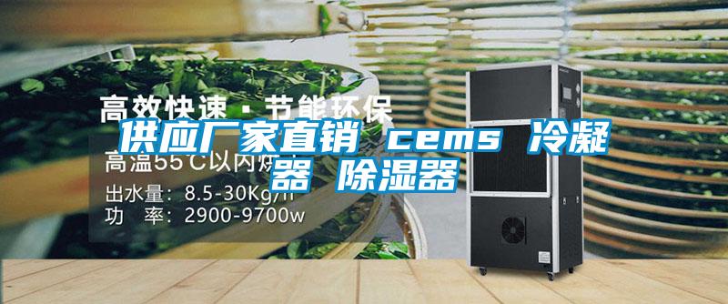 供應廠(chǎng)家直銷(xiāo) cems 冷凝器 除濕器