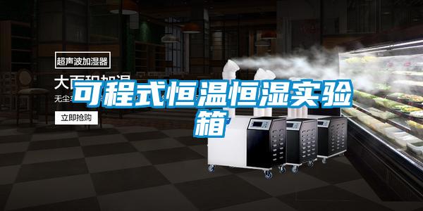 可程式恒溫恒濕實(shí)驗箱