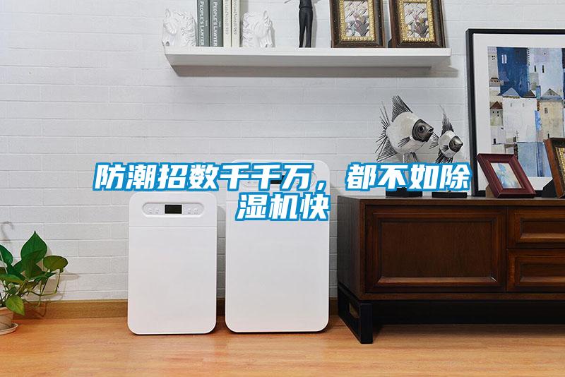 防潮招數千千萬(wàn)，都不如除濕機快
