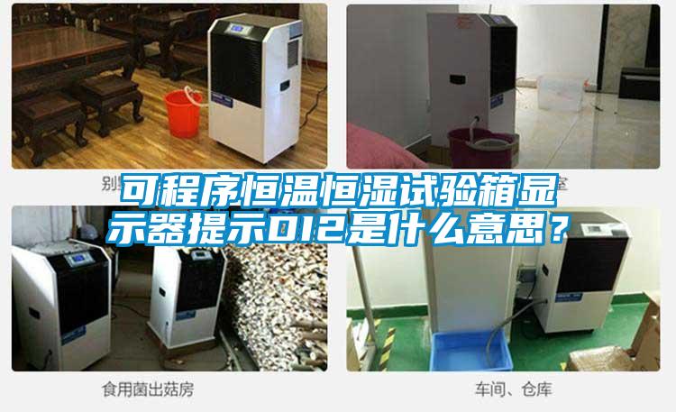 可程序恒溫恒濕試驗箱顯示器提示DI2是什么意思？