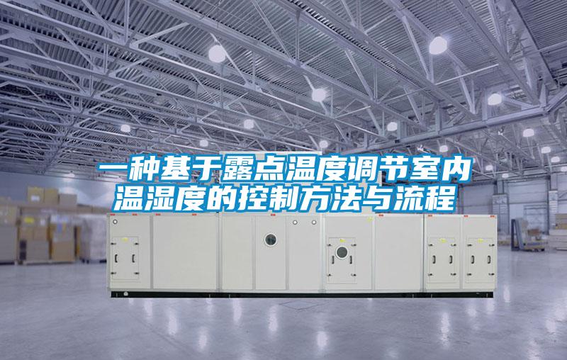 一種基于露點(diǎn)溫度調節室內溫濕度的控制方法與流程