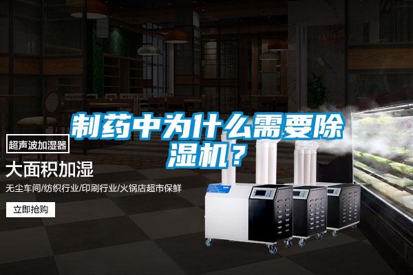 制藥中為什么需要除濕機？