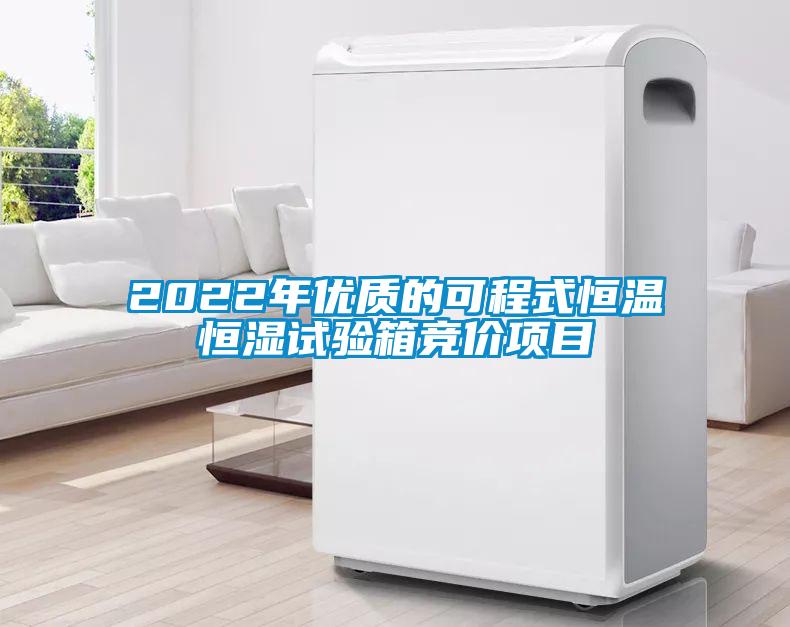 2022年優(yōu)質(zhì)的可程式恒溫恒濕試驗箱競價(jià)項目