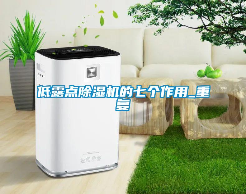 低露點(diǎn)除濕機的七個(gè)作用_重復
