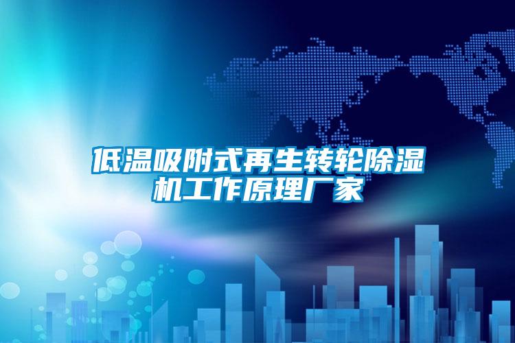低溫吸附式再生轉輪除濕機工作原理廠(chǎng)家