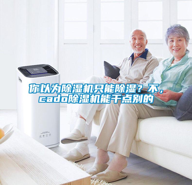 你以為除濕機只能除濕？不，cado除濕機能干點(diǎn)別的