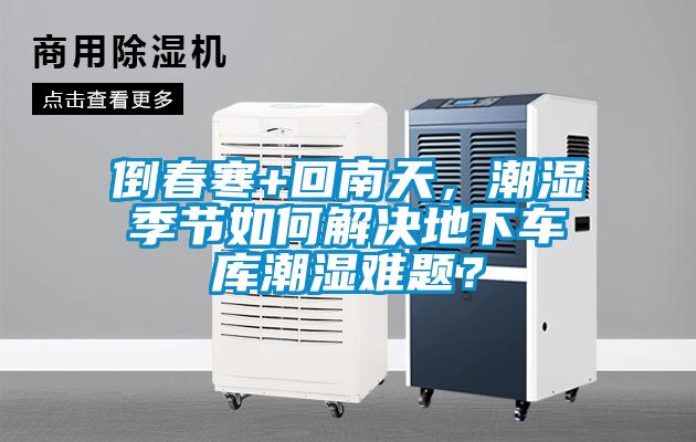 倒春寒+回南天，潮濕季節如何解決地下車(chē)庫潮濕難題？