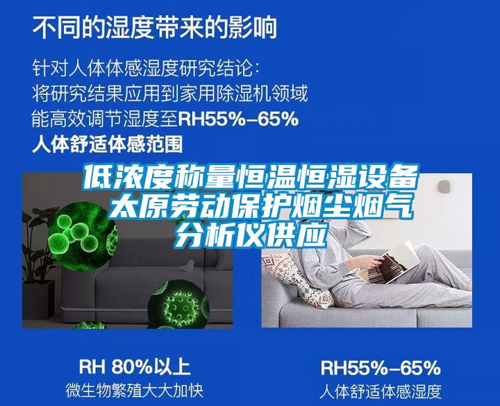 低濃度稱(chēng)量恒溫恒濕設備 太原勞動(dòng)保護煙塵煙氣分析儀供應