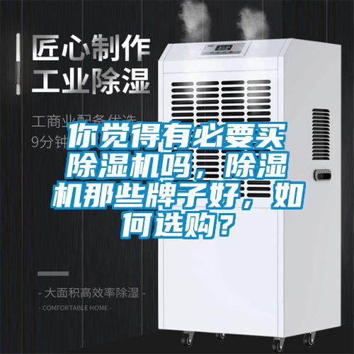 你覺(jué)得有必要買(mǎi)除濕機嗎，除濕機那些牌子好，如何選購？