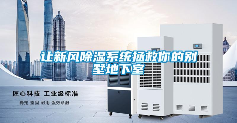 讓新風(fēng)除濕系統拯救你的別墅地下室