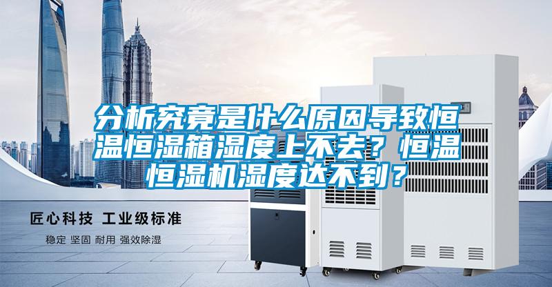 分析究竟是什么原因導致恒溫恒濕箱濕度上不去？恒溫恒濕機濕度達不到？