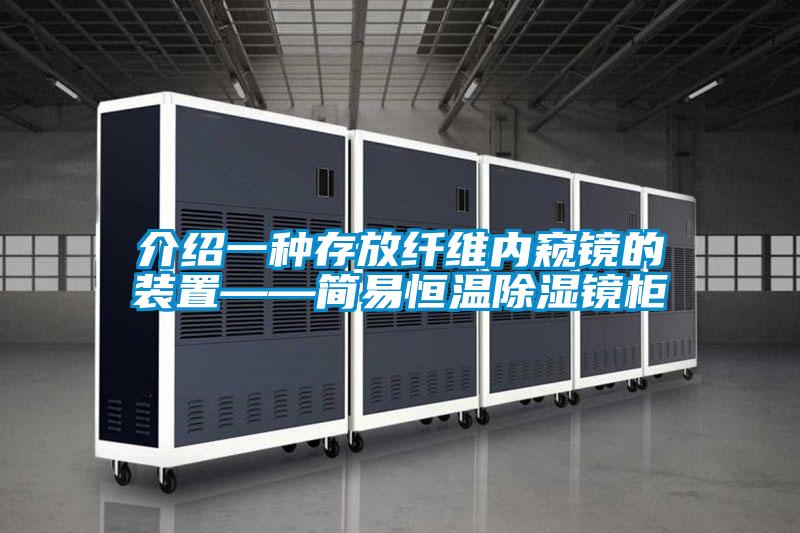 介紹一種存放纖維內窺鏡的裝置——簡(jiǎn)易恒溫除濕鏡柜