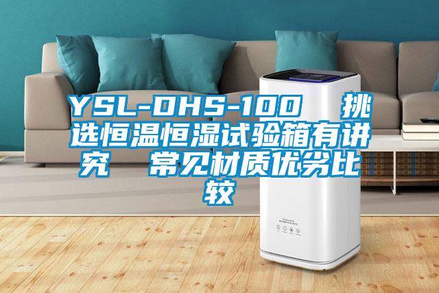 YSL-DHS-100  挑選恒溫恒濕試驗箱有講究  常見(jiàn)材質(zhì)優(yōu)劣比較