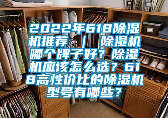 2022年618除濕機推薦 ｜ 除濕機哪個(gè)牌子好？除濕機應該怎么選？618高性?xún)r(jià)比的除濕機型號有哪些？