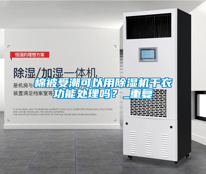 棉被受潮可以用除濕機干衣功能處理嗎？_重復