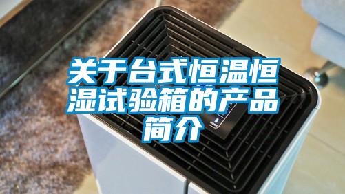 關(guān)于臺式恒溫恒濕試驗箱的產(chǎn)品簡(jiǎn)介