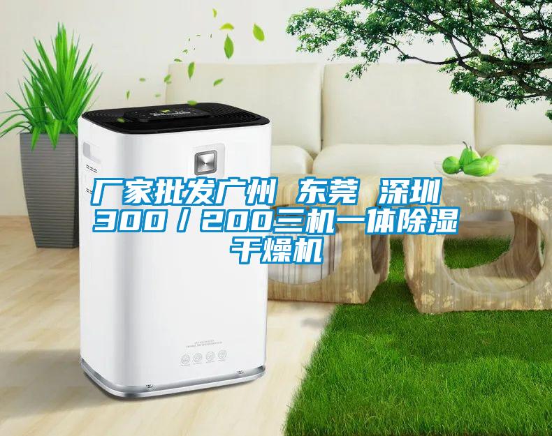 廠(chǎng)家批發(fā)廣州 東莞 深圳 300／200三機一體除濕干燥機