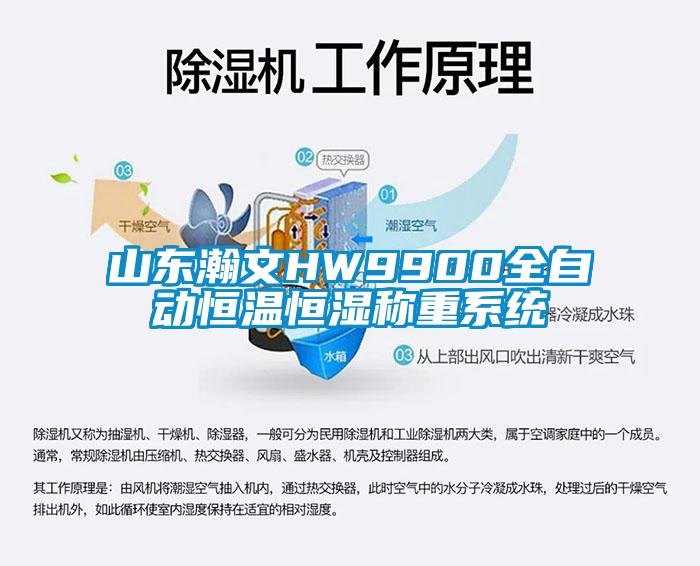 山東瀚文HW9900全自動(dòng)恒溫恒濕稱(chēng)重系統