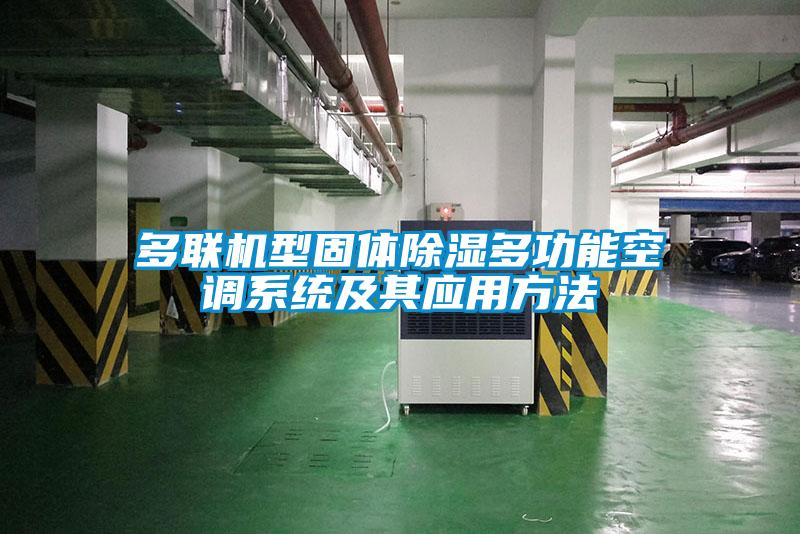 多聯(lián)機型固體除濕多功能空調系統及其應用方法