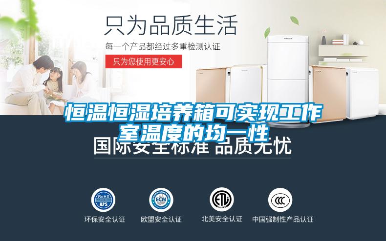 恒溫恒濕培養箱可實(shí)現工作室溫度的均一性