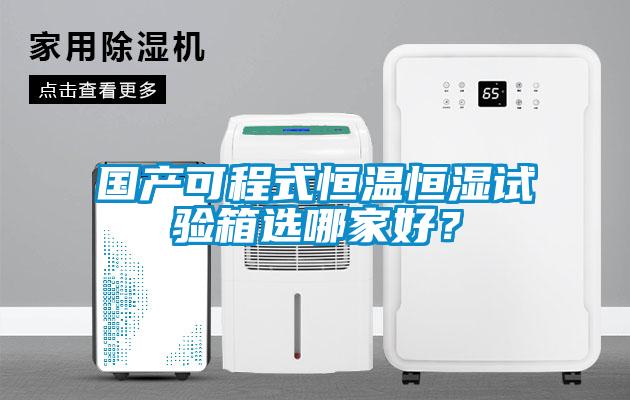 國產(chǎn)可程式恒溫恒濕試驗箱選哪家好？