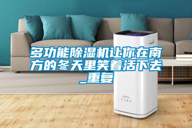多功能除濕機讓你在南方的冬天里笑著(zhù)活下去_重復