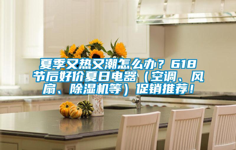 夏季又熱又潮怎么辦？618節后好價(jià)夏日電器（空調、風(fēng)扇、除濕機等）促銷(xiāo)推薦！
