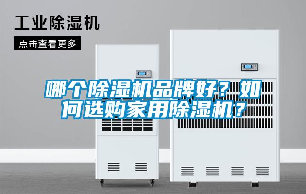 哪個(gè)除濕機品牌好？如何選購家用除濕機？