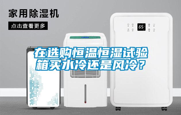 在選購恒溫恒濕試驗箱買(mǎi)水冷還是風(fēng)冷？