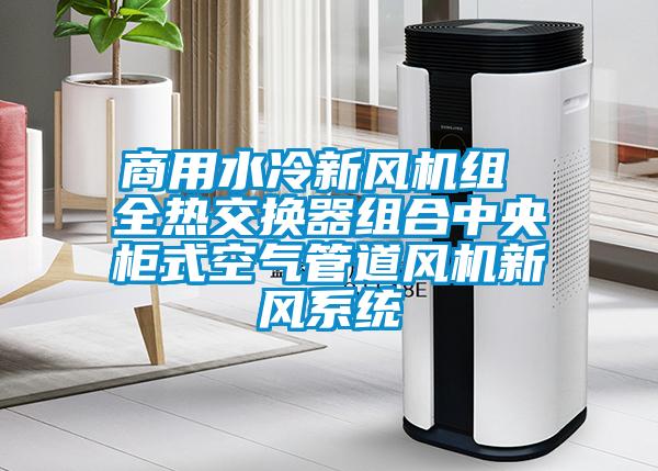 商用水冷新風(fēng)機組 全熱交換器組合中央柜式空氣管道風(fēng)機新風(fēng)系統