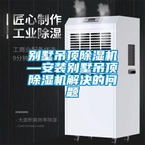 別墅吊頂除濕機—安裝別墅吊頂除濕機解決的問(wèn)題