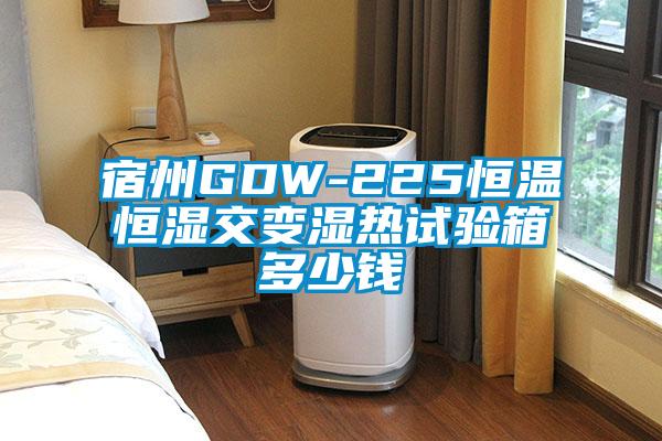 宿州GDW-225恒溫恒濕交變濕熱試驗箱多少錢(qián)