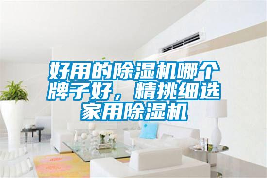 好用的除濕機哪個(gè)牌子好，精挑細選家用除濕機