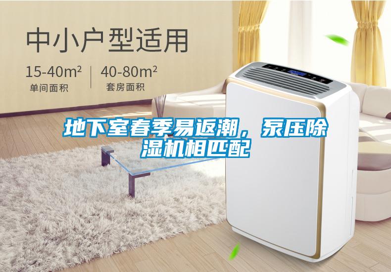 地下室春季易返潮，泵壓除濕機相匹配