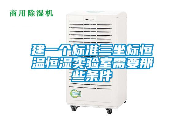 建一個(gè)標準三坐標恒溫恒濕實(shí)驗室需要那些條件