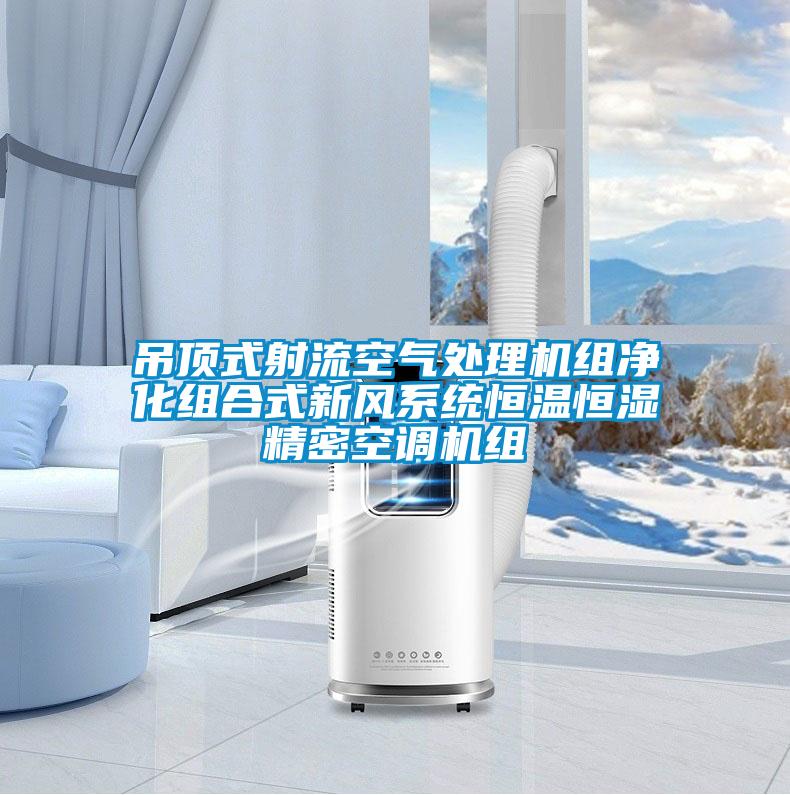 吊頂式射流空氣處理機組凈化組合式新風(fēng)系統恒溫恒濕精密空調機組